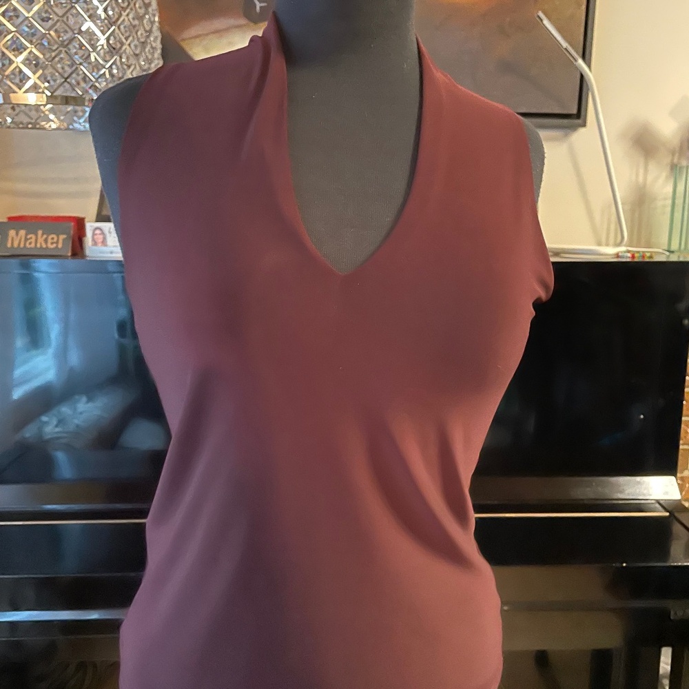 Sympli Wine Color Tank Size 8